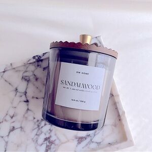 DW HOME SANDALWOOD MUSK CEDAR SPICED HERBS WARM LOUNGE COZY FALL 12.6 Oz